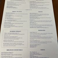 Menu   at Mildreds - Kings Cross in North London