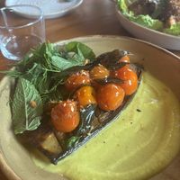 masala aubergine  at Mildreds - Kings Cross in North London