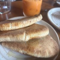 Pita breadd  at Mildreds - Kings Cross in North London