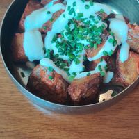 Bravas potatoes at Mildreds - Kings Cross in North London