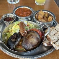 Vegan full English  at Mildreds - Kings Cross in North London