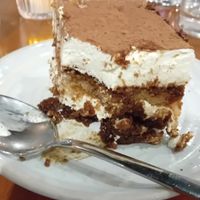 White chocolate tiramisu  at Mildreds - Kings Cross in North London