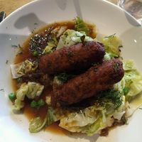 Sausages and mash at Mildreds - Kings Cross in North London