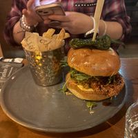 Korean bbq burger  at Mildreds - Kings Cross in North London