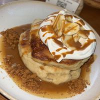 Biscoff pancakses   at Mildreds - Kings Cross in North London