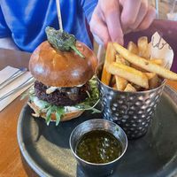 Mushroom burger   at Mildreds - Kings Cross in North London