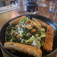 Caesar salad with southern fried chicken   at Mildreds - Kings Cross in North London
