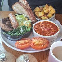 Full breakfast at Mildreds - Kings Cross in North London