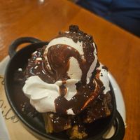 Cookie dough blondie at Mildreds - Kings Cross in North London