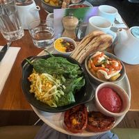 Mezze Platter  at Mildreds - Kings Cross in North London