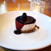 Vegan cheesecake was incredible at Mildreds - Kings Cross in North London
