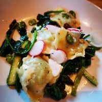 Ravioli was delicious (just wish there were more pieces cause it was so yummy) at Mildreds - Kings Cross in North London