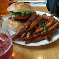 Burger at Mildreds - Kings Cross in North London