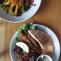 Lebanese chick'n at Mildreds - Kings Cross in North London