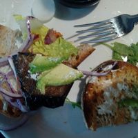 Hastily assembled, tiny sandwich. Not what you expect for £8.50! at Mildreds - Kings Cross in North London