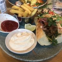 Mock duck baguette  at Mildreds - Kings Cross in North London