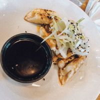 Veg gyoza  at Mildreds - Kings Cross in North London
