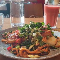 Tofu noodle at Mildreds - Kings Cross in North London