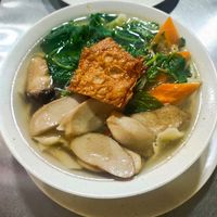 Mee hoon kuey at Su Xin Vegetarian 素心小厨 in North Singapore