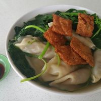 Dumpling soup at Su Xin Vegetarian 素心小厨 in North Singapore