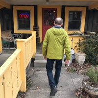 Entrance  at La Guinguette in Black Mountain