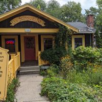Front of restaurant at La Guinguette in Black Mountain