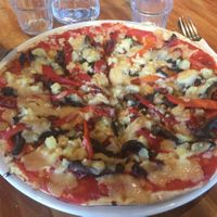 Vegan Pizza at Kai Whakapai Cafe and Bar  in Wanaka