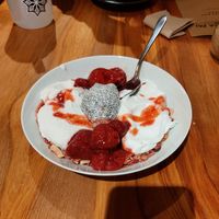 Coconut granola at Kai Whakapai Cafe and Bar  in Wanaka