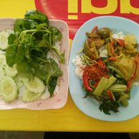 Got my favourite - petai at Hongming Vegetarian Food in Krabi