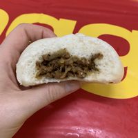 Bun, tastes like mushroom? at Hongming Vegetarian Food in Krabi