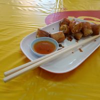 Spring rolls. Absolutely amazing!!!! at Hongming Vegetarian Food in Krabi