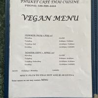   at Phuket Thai in Mount Shasta