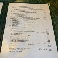 Vegan Menu at Phuket Thai in Mount Shasta