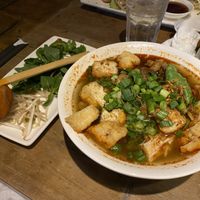 tofu & mushroom ramen  at Pho in Cambridge