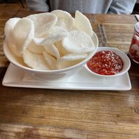 Prawnless crackers  at Pho in Cambridge