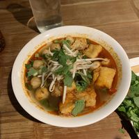 Spicy tofu & mushroom pho   at Pho in Cambridge