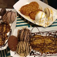 Waffles and ice cream for 3 at Yorica in London