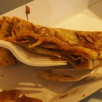 Crepe on its own with 1 sauce [£4.00] at Yorica in London