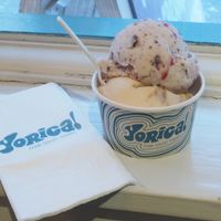 Gooey Vanilla Brownie & Banoffee ice cream [2 scoops (original) for £5.25]  at Yorica in London