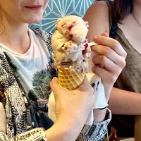 3 scoops ice-cream  at Yorica in London