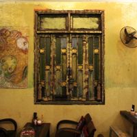 Quirky decor at Am Vegetarian & Hideaway in Hoi An