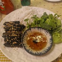 Vegan beef rolls at Am Vegetarian & Hideaway in Hoi An