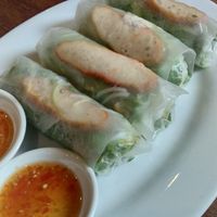 Fresh spring rolls at Am Vegetarian & Hideaway in Hoi An