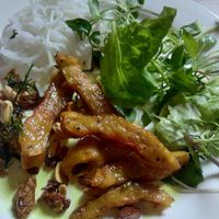 Termeric fish at Am Vegetarian & Hideaway in Hoi An