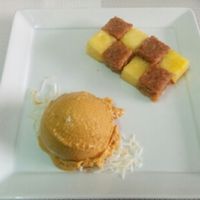 piña dessert at Seitan Urban Bistro in Lima