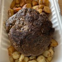 Seitan steak  at Seitan Urban Bistro in Lima