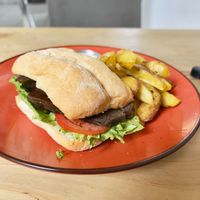 BBQ beer sandwich  at Seitan Urban Bistro in Lima