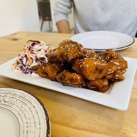 Cauliflower wings  at Seitan Urban Bistro in Lima