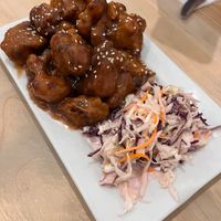 Alitas de coliflor a la bbq at Seitan Urban Bistro in Lima