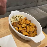 Potatoes and corn, side of bbq selection  at Seitan Urban Bistro in Lima